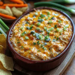 Dips have become a staple at social gatherings, ranging from casual get-togethers to festive celebrations. Whether it’s a game day party, a family reunion, or a simple movie night, the right dip can elevate the experience, transforming ordinary snacks into crowd-pleasing delights. One dip that has consistently captured hearts (and taste buds) across the United States is Buffalo Bliss: Creamy Chicken Dip. Known for its irresistible combination of creamy texture and zesty flavor, this dip is sure to become the star of your next event.