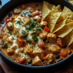 In the bustling world of modern cooking, time and flavor often seem at odds. Enter the Creamy Chicken Taco Skillet, a dish that seamlessly marries convenience with robust flavor. This one-pan meal is not only a lifesaver for busy weeknights, but it also elevates the humble taco experience into something truly exceptional. With its creamy texture and rich, savory taste, this dish transforms traditional tacos into a comforting, satisfying skillet dinner that will please the entire family.