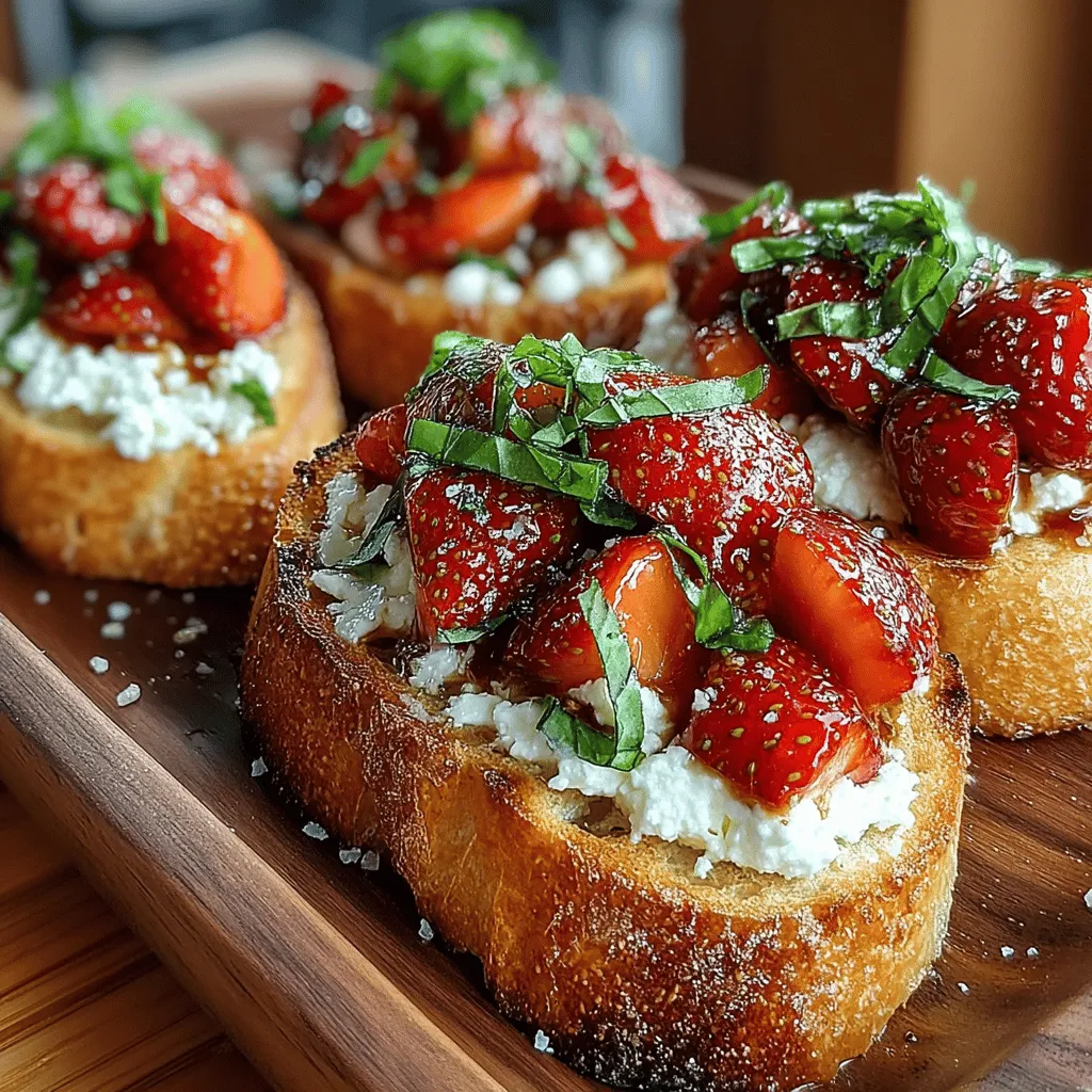 Crostini, a classic Italian appetizer, has become a beloved staple in kitchens around the world, celebrated for its versatility and effortless elegance. This simple yet sophisticated dish can elevate any gathering or meal—from casual get-togethers to formal dinners. Among the myriad of crostini variations, Balsamic Strawberry Crostini stands out as a delightful fusion of flavors and textures. This recipe showcases the harmony of fresh strawberries, creamy cheese, and the rich tang of balsamic vinegar, crafting a taste experience that is both refreshing and indulgent.