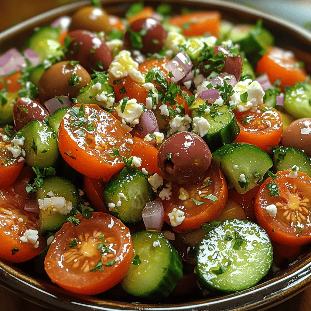 As summer approaches, the allure of vibrant, fresh dishes becomes irresistible. Among the many options available, the Zesty Greek Cucumber Tomato Salad stands out as a quintessential choice, perfectly suited for warm weather meals, outdoor gatherings, or simply as a healthy addition to your everyday dining. This salad is not just a collection of ingredients; it embodies the essence of Mediterranean cuisine with its bright colors, refreshing flavors, and nutrient-rich components.