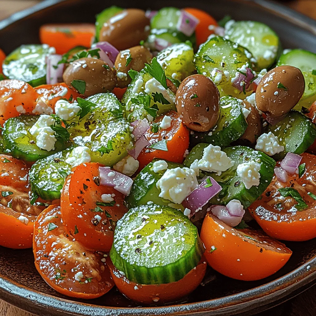 As summer approaches, the allure of vibrant, fresh dishes becomes irresistible. Among the many options available, the Zesty Greek Cucumber Tomato Salad stands out as a quintessential choice, perfectly suited for warm weather meals, outdoor gatherings, or simply as a healthy addition to your everyday dining. This salad is not just a collection of ingredients; it embodies the essence of Mediterranean cuisine with its bright colors, refreshing flavors, and nutrient-rich components.
