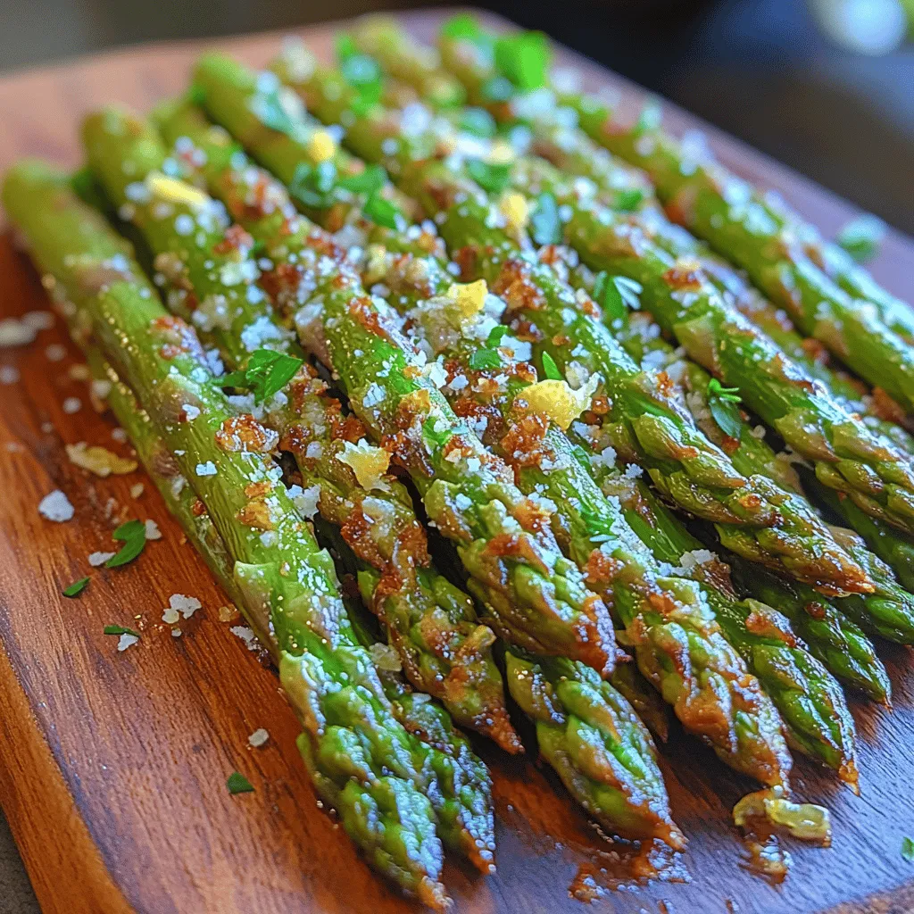 Incorporating vegetables into our daily meals is essential for maintaining a balanced diet, and asparagus stands out as a particularly nutrient-dense option. This vibrant green vegetable is celebrated not only for its health benefits but also for its delicate flavor that can elevate any dish. Among the myriad of ways to prepare asparagus, the recipe for Zesty Garlic Lemon Roasted Asparagus Spears shines brightly. This easy-to-make side dish is a perfect complement to both casual family dinners and more formal gatherings, bringing a touch of sophistication to your table.