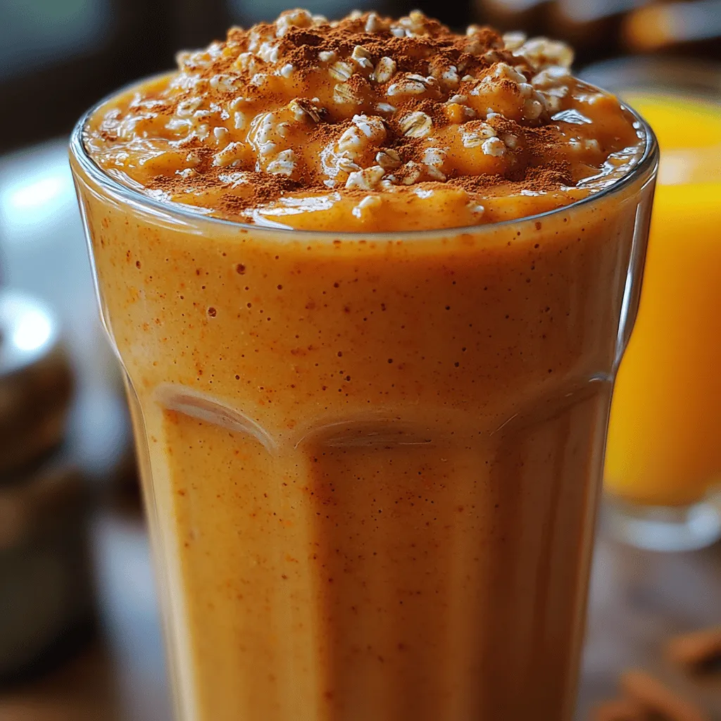 To achieve that luxurious, creamy texture in your Spiced Carrot Cake Smoothie, the blending process is crucial. Start by adding your ingredients in the right order. Place the liquid (such as almond milk or orange juice) at the bottom of the blender, followed by the softer ingredients like banana and Greek yogurt, and finally, add the harder items like carrots and oats. This layering helps ensure that everything blends evenly.