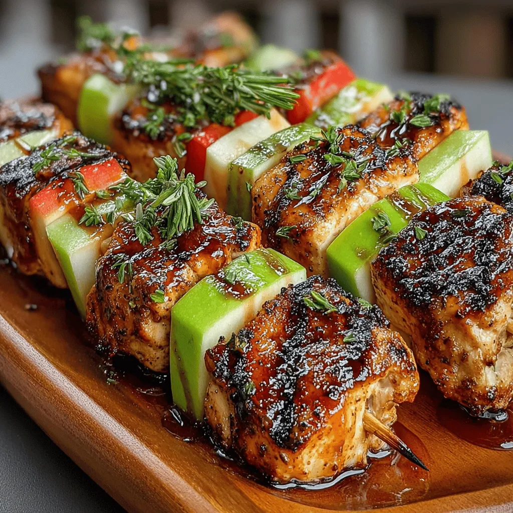 When it comes to creating a memorable meal, the combination of savory and sweet flavors can be a game-changer. One dish that perfectly embodies this delightful balance is Honey Mustard Chicken and Apple Skewers. This recipe not only tantalizes the taste buds but also presents an eye-catching dish that is sure to impress at any gathering. Whether you're planning a family dinner, a summer barbecue, or a casual get-together with friends, these skewers offer a delicious and health-conscious option that everyone will love.