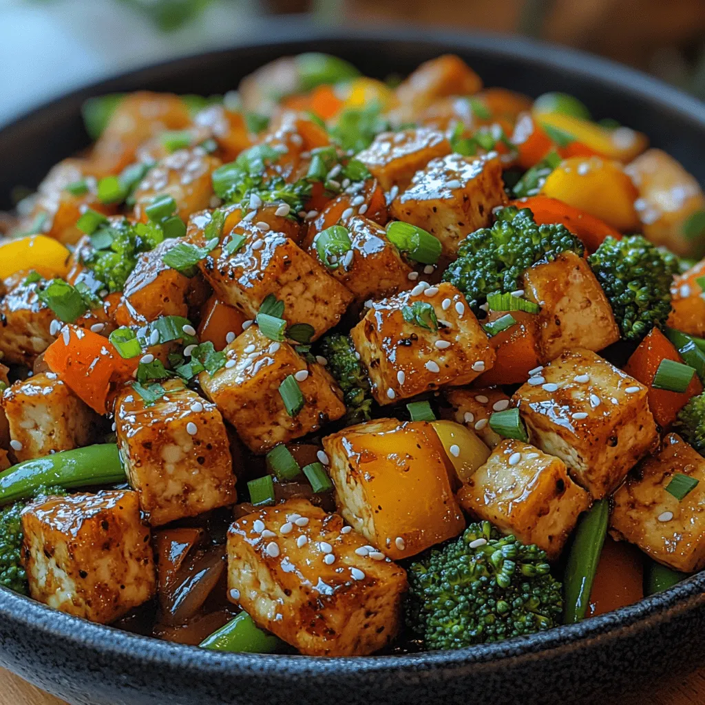 In the world of quick and healthy meals, few dishes can rival the vibrant appeal and satisfying crunch of a well-prepared stir-fry. The Crunchy Tofu Rainbow Stir-Fry stands out not only for its striking visual presentation but also for its incredible flavor and nutritional benefits. This dish invites you to explore a medley of colorful vegetables and crisp tofu, making it a perfect choice for anyone seeking a healthy yet delicious meal. Whether you're a long-time vegetarian, a health-conscious eater, or simply someone who enjoys a delightful culinary experience, this recipe is designed to impress.