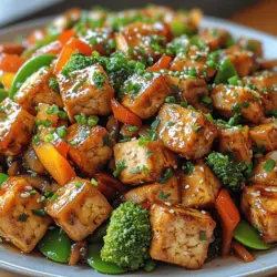 In the world of quick and healthy meals, few dishes can rival the vibrant appeal and satisfying crunch of a well-prepared stir-fry. The Crunchy Tofu Rainbow Stir-Fry stands out not only for its striking visual presentation but also for its incredible flavor and nutritional benefits. This dish invites you to explore a medley of colorful vegetables and crisp tofu, making it a perfect choice for anyone seeking a healthy yet delicious meal. Whether you're a long-time vegetarian, a health-conscious eater, or simply someone who enjoys a delightful culinary experience, this recipe is designed to impress.