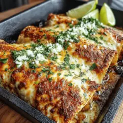 If you're looking for a dish that brings bold flavors, quick preparation, and family-friendly appeal to your dinner table, then Zesty Salsa Verde Chicken Enchiladas should be at the top of your list. This recipe combines the comforting essence of traditional enchiladas with the vibrant, tangy notes of salsa verde, making it a perfect choice for both busy weeknights and festive gatherings. The beauty of this dish lies in its versatility; whether served as a casual family meal or a centerpiece at a gathering, these enchiladas are sure to impress.