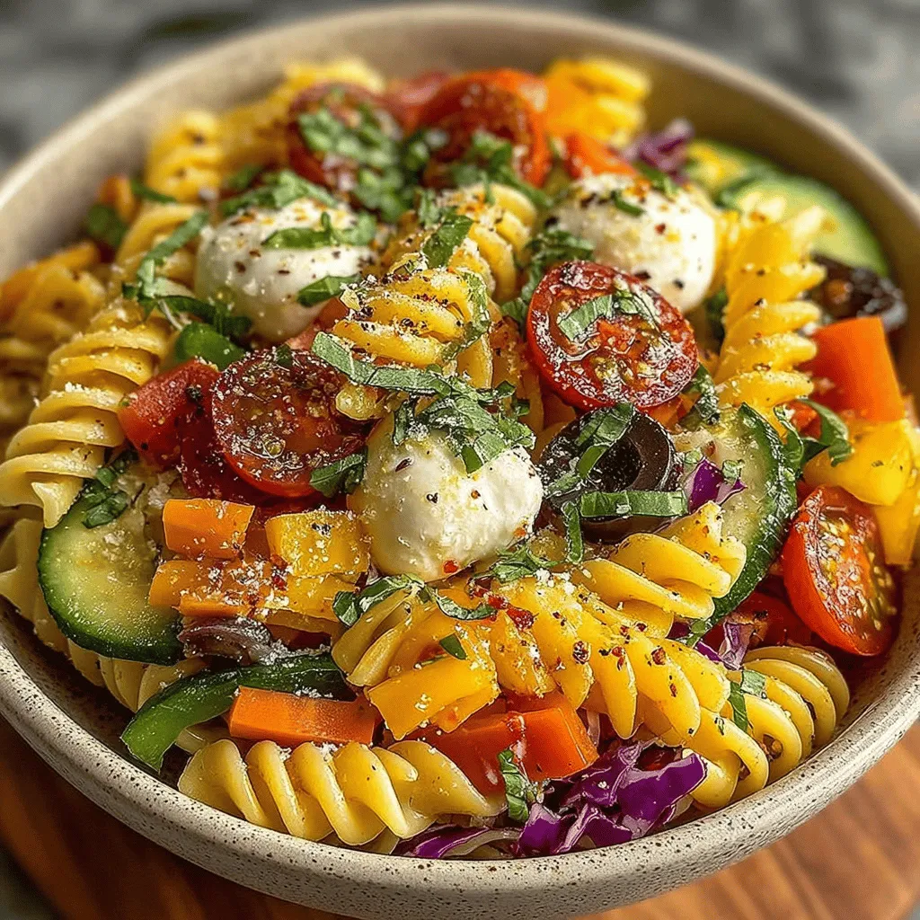 As summer approaches, the allure of fresh, vibrant dishes becomes increasingly enticing. One such dish that embodies the essence of the season is the Rainbow Pasta Salad. Bursting with colors and flavors, this salad is not only a feast for the eyes but also a powerhouse of nutrition. It’s perfect for summer gatherings, picnics in the park, or even as a lively side dish for any meal. The combination of pasta and an array of fresh vegetables makes it a versatile option that caters to various dietary preferences, ensuring that everyone can enjoy this delightful creation.