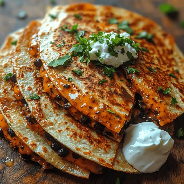Before diving into the preparation, ensure you have the following tools on hand: - A large skillet or frying pan - A spatula for flipping the quesadillas - A can opener (if using canned black beans) - A cutting board and knife for chopping vegetables - A bowl for mixing ingredients