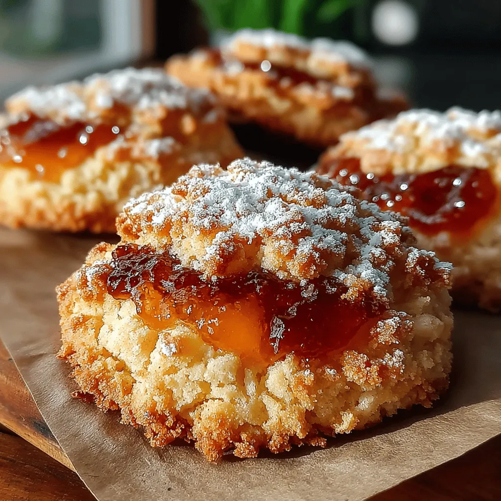 When it comes to baking, few things can rival the charm of freshly made cookies that effortlessly blend flavors and textures. Enter Sweet Peach Jam Crumb Cookies—a delightful treat that captures the essence of summer with every bite. Imagine a buttery, crumbly cookie that cradles a luscious layer of sweet peach jam, creating a harmonious balance between rich, savory notes and fruity brightness. Whether you’re hosting a gathering, looking for a cozy dessert to enjoy with your loved ones, or simply indulging in a sweet moment for yourself, these cookies are the perfect offering.