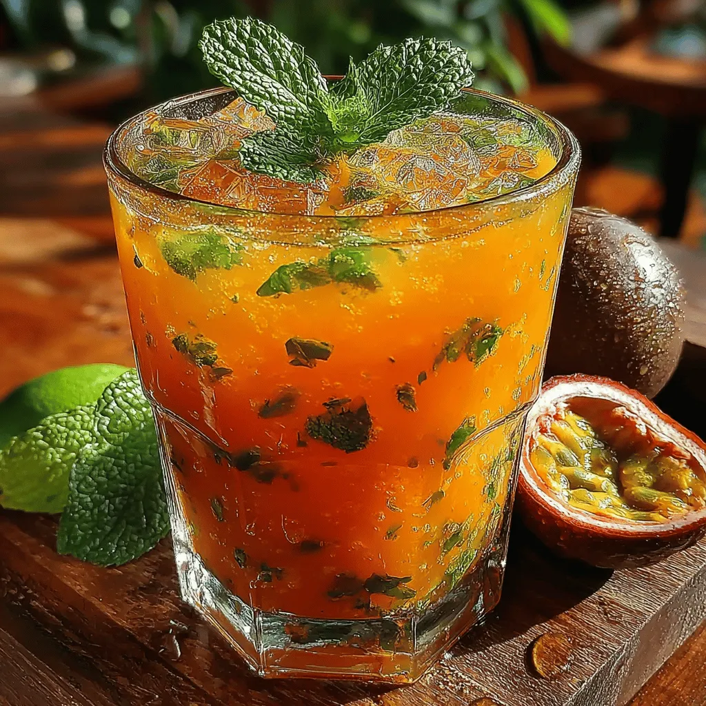 As the temperature rises and the sun shines brighter, there’s nothing quite as refreshing as a tall glass of iced tea. A staple in many cultures, iced tea not only quenches thirst but also offers a delightful way to enjoy a variety of flavors. Among the myriad of options available, the Tropical Bliss Mango Passionfruit Iced Tea stands out as a vibrant and fruity choice that promises to transport your taste buds to a sun-soaked paradise. This invigorating drink combines the sweetness of mango and passionfruit with a hint of tartness from lime, all while being uplifted by the refreshing aroma of fresh mint.