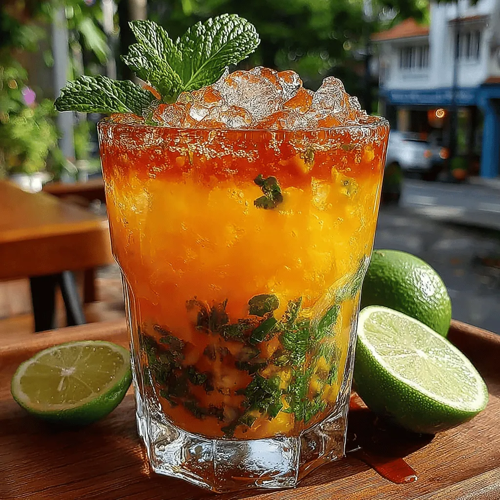 As the temperature rises and the sun shines brighter, there’s nothing quite as refreshing as a tall glass of iced tea. A staple in many cultures, iced tea not only quenches thirst but also offers a delightful way to enjoy a variety of flavors. Among the myriad of options available, the Tropical Bliss Mango Passionfruit Iced Tea stands out as a vibrant and fruity choice that promises to transport your taste buds to a sun-soaked paradise. This invigorating drink combines the sweetness of mango and passionfruit with a hint of tartness from lime, all while being uplifted by the refreshing aroma of fresh mint.
