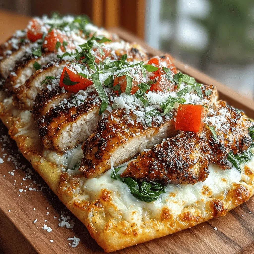 Before diving into the specifics of seasoning your chicken and preparing your flatbread, it is crucial to understand the importance of preheating your grill or oven. Preheating ensures that your cooking surface is at the right temperature, allowing for even cooking and optimal flavor development. When the grill or oven is preheated, it helps to create a nice sear on the chicken, locking in the juices and contributing to the overall taste of your Grilled Chicken Alfredo Flatbread.
