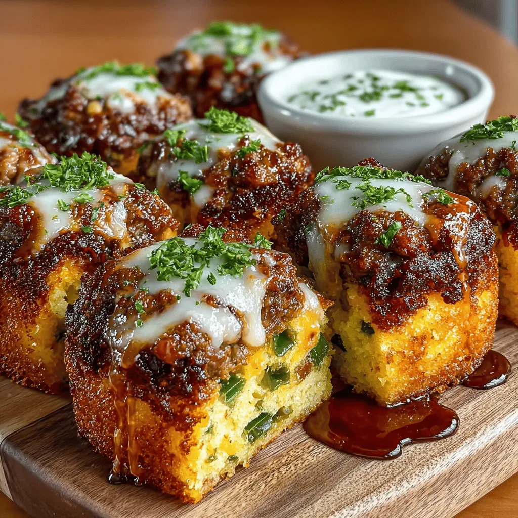 If you're on the hunt for a scrumptious snack that marries the comforting flavors of cornbread with a spicy twist, look no further than Hatch Chili Cornbread Sausage Bites. These bite-sized delights are not only a feast for the taste buds but also a perfect addition to any gathering, be it a casual get-together or a festive celebration. The blend of savory sausage, sweet cornbread, and the fiery kick of Hatch chilies creates a flavor explosion that will leave your guests coming back for more.