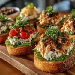 In the world of quick and delicious appetizers, Tasty Tuna Toast Circles stand out as a perfect blend of simplicity and flavor. These delightful bites are not only visually appealing but also packed with nutrients, making them an ideal choice for busy individuals looking to impress guests with minimal effort. Whether you’re hosting a casual get-together, a brunch, or simply enjoying a light snack, these mini toast circles offer a refreshing taste of the ocean that can elevate any occasion.
