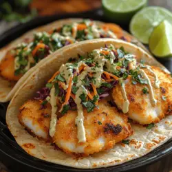 Air fryer fish tacos are not just a meal; they are a culinary experience that brings together the best of flavor, texture, and health-conscious cooking. With their perfectly crispy exterior and tender, flavorful fish, these tacos provide a satisfying crunch that is beautifully complemented by a zesty slaw. This recipe stands out as a healthier alternative to traditional fried fish tacos, as it utilizes an air fryer to achieve that coveted crispiness while significantly reducing oil consumption. As a result, you can indulge in a delicious dish without the guilt often associated with deep-fried foods.