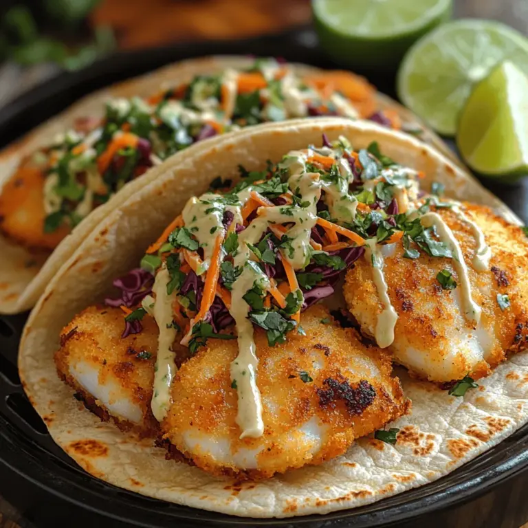 Air fryer fish tacos are not just a meal; they are a culinary experience that brings together the best of flavor, texture, and health-conscious cooking. With their perfectly crispy exterior and tender, flavorful fish, these tacos provide a satisfying crunch that is beautifully complemented by a zesty slaw. This recipe stands out as a healthier alternative to traditional fried fish tacos, as it utilizes an air fryer to achieve that coveted crispiness while significantly reducing oil consumption. As a result, you can indulge in a delicious dish without the guilt often associated with deep-fried foods.