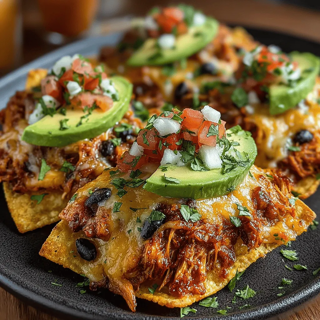 Nachos are a beloved appetizer and party dish that have taken the culinary world by storm. Originating in Mexico, this dish has evolved into a versatile canvas for creativity, allowing chefs and home cooks alike to experiment with a variety of toppings, flavors, and textures. At their core, nachos consist of crispy tortilla chips topped with an array of ingredients, making them a perfect choice for gatherings, movie nights, or casual dinners. In this recipe, we will explore a unique twist on traditional nachos by incorporating the vibrant flavors of Hatch green chiles and slow-cooked chicken, creating an irresistible appetizer that is both hearty and satisfying.