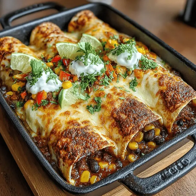 In recent years, the culinary world has witnessed a remarkable surge in the popularity of plant-based recipes. More home cooks and food enthusiasts are embracing vegetarian and vegan meals, driven by a desire for healthier eating, environmental consciousness, and the quest for new and exciting flavors. Among the diverse array of plant-based dishes, Spicy Sweet Potato Bliss Enchiladas stand out as a vibrant and satisfying option that tantalizes the taste buds while nourishing the body. This recipe seamlessly combines the natural sweetness of sweet potatoes with bold spices, resulting in a dish that can easily win over both vegetarians and meat-lovers alike.