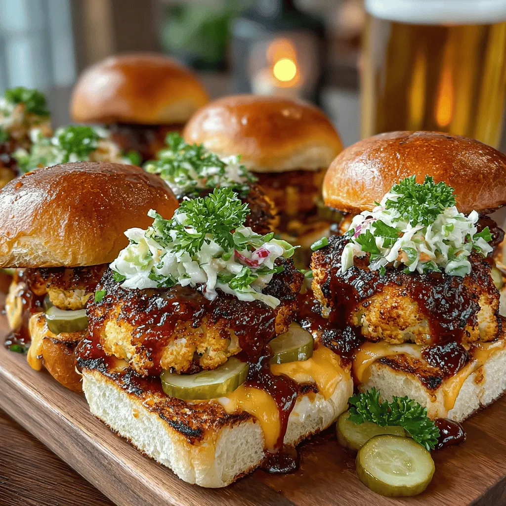 In recent years, plant-based recipes have surged in popularity, transforming the culinary landscape and inviting a broader audience to explore the benefits of a vegetarian or vegan lifestyle. With health-conscious eaters and food enthusiasts alike seeking innovative alternatives that don’t compromise on flavor, Mini BBQ Cauliflower Slider Buns emerge as a standout choice. These delightful sliders not only satisfy cravings for classic comfort food but also offer a healthy twist that fits seamlessly into various dietary preferences—whether you’re vegetarian, vegan, or gluten-free.