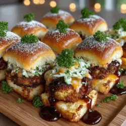 Mini BBQ Cauliflower Slider Buns