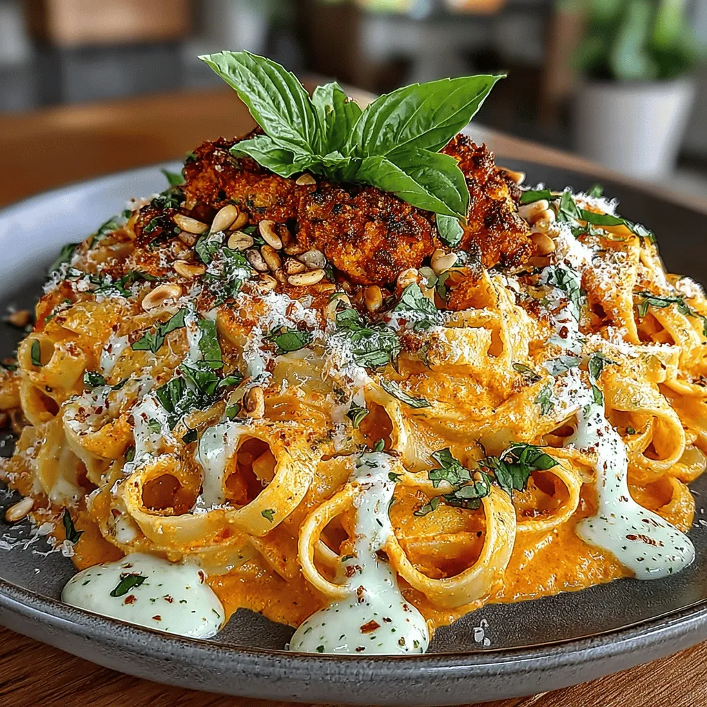 When it comes to comfort food, few dishes rival the inviting appeal of creamy pasta. One standout recipe that has captured the hearts and palates of many is Creamy Roasted Red Pepper Pasta. This dish boasts a luscious, velvety sauce made from roasted red peppers, which not only infuses the meal with a rich, smoky flavor but also delivers a vibrant color that elevates the dining experience. The allure of this pasta lies in its ability to cater to a variety of dietary preferences, making it a perfect choice for both vegetarians and those seeking a gluten-free option with alternative pasta.