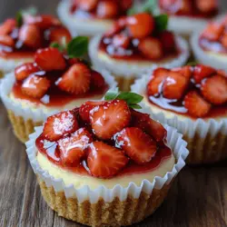 Indulging in dessert doesn't have to be a guilty pleasure, especially when it comes to Strawberry Bliss Cheesecake Bites. These delightful mini treats combine the creamy richness of cheesecake with the fresh sweetness of strawberries, making them an irresistible option for dessert lovers. Easy to make and perfect for a variety of occasions, these cheesecake bites are not just a treat; they are a celebration of flavors that can brighten up any gathering. Whether you're planning a summer barbecue, a festive holiday gathering, or simply looking for a sweet way to end your weeknight dinner, Strawberry Bliss Cheesecake Bites offer a delicious and visually appealing option that is sure to impress.