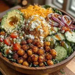 In the realm of healthy eating, the Crispy Chickpea Spinach Salad stands out as a vibrant and satisfying option that caters to a variety of tastes and occasions. Whether you're looking for a hearty meal to fuel your day, a refreshing side dish to accompany your main course, or a crowd-pleaser for your next gathering, this salad delivers on all fronts. Combining the wholesome goodness of chickpeas with fresh vegetables, it’s not only packed with flavor but also brimming with nutritional benefits that can enhance your overall well-being.