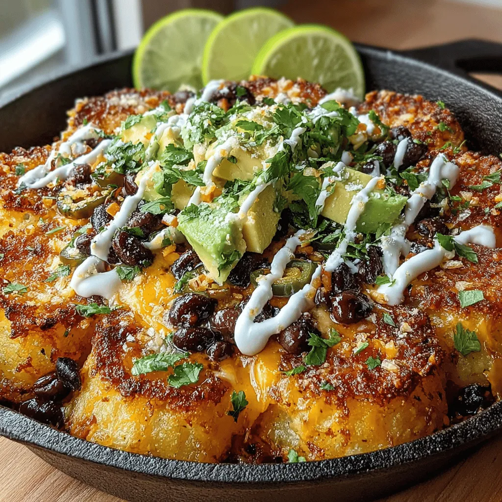 Before diving into the delicious steps of making your Crispy Parmesan Potato Nacho Skillet, let’s talk about the importance of preheating your oven. Preheating is a crucial step that sets the tone for how your potatoes will cook. When you preheat your oven to 425°F (220°C), you create a consistent cooking environment that ensures even crispiness. This high temperature helps the potatoes develop a golden-brown crust while keeping the inside tender.