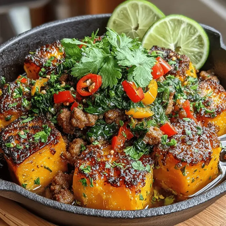 In today’s fast-paced world, finding a meal that is both nutritious and hearty can be a challenge. Enter the Savory Sweet Potato & Turkey Delight, a dish that brings together the wholesome goodness of sweet potatoes and the lean protein of ground turkey. This recipe stands out not only for its delightful taste but also for its nutritional profile, making it an excellent choice for dinner any day of the week. The combination of flavors and textures—from the creamy sweetness of the potatoes to the savory richness of the turkey—creates a satisfying and filling meal that appeals to all ages.