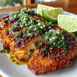 Zesty Baked Chili Lime Chicken Tenders