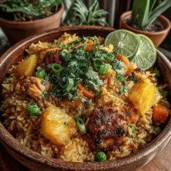 Fried rice is one of the most beloved dishes across the globe, with endless variations that reflect the culinary traditions of different cultures. This humble yet versatile dish has the power to transform leftover rice into a satisfying meal, combining a rich palette of flavors and textures. Among the myriad of fried rice recipes, Tropical Delight: Pineapple Chicken Fried Rice stands out for its unique blend of sweet and savory ingredients that tantalize the taste buds and transport you to a sun-soaked paradise.