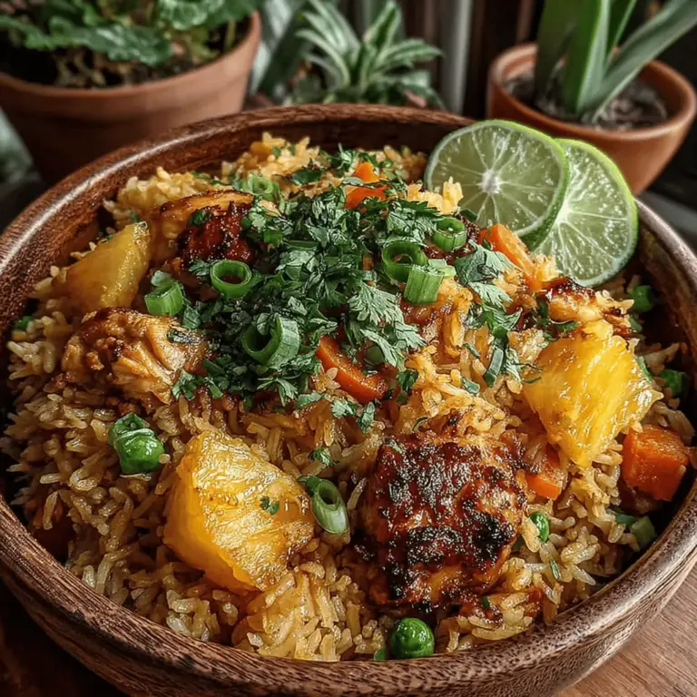 Fried rice is one of the most beloved dishes across the globe, with endless variations that reflect the culinary traditions of different cultures. This humble yet versatile dish has the power to transform leftover rice into a satisfying meal, combining a rich palette of flavors and textures. Among the myriad of fried rice recipes, Tropical Delight: Pineapple Chicken Fried Rice stands out for its unique blend of sweet and savory ingredients that tantalize the taste buds and transport you to a sun-soaked paradise.