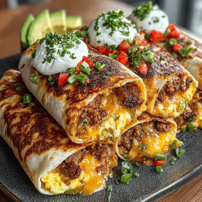 In recent years, breakfast wraps have surged in popularity, transforming morning routines and offering a delicious alternative to traditional breakfast dishes. Their appeal lies not only in their convenience but also in their ability to pack a variety of flavors and nutrients into a portable format. For those seeking a quick yet satisfying breakfast option, Spicy Chili Cheese Egg Breakfast Wraps present an ideal solution. These wraps are a delightful fusion of rich flavors and textures that promise to elevate your breakfast experience, making them a go-to recipe for busy mornings.