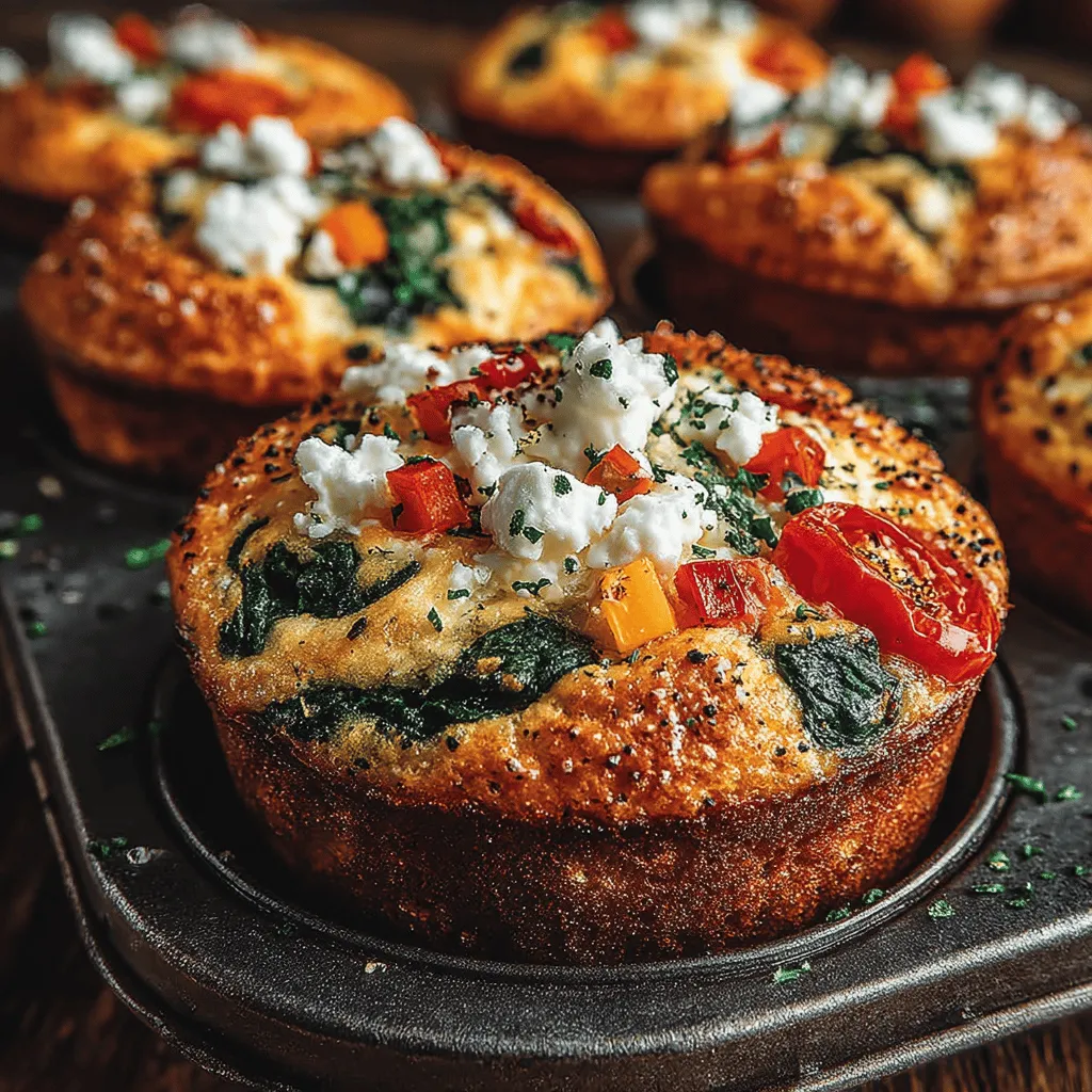 Are you on the hunt for a healthy breakfast or snack option that doesn't compromise on flavor? Look no further than Spinach & Egg White Delight Muffins. These delectable muffins combine the nutritional power of egg whites and fresh spinach, creating a delightful treat that is both satisfying and nutritious. Whether you're rushing out the door in the morning or looking for a wholesome addition to your lunchbox, these muffins are the perfect solution. They are not only easy to prepare but also incredibly versatile, allowing you to customize them with your favorite ingredients.