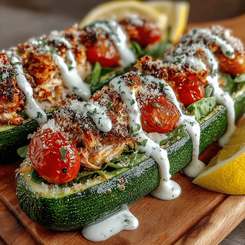 In today's fast-paced world, healthy and delicious meals need not be complicated. Enter the Zesty Zucchini Chicken Caesar Boats, a delightful dish that combines the freshness of zucchini with the savory goodness of a classic Caesar salad. This recipe is not only easy to prepare but also packed with flavor, making it a perfect choice for a weeknight dinner or a weekend gathering. With the growing emphasis on nutritious eating, the Zesty Zucchini Chicken Caesar Boats offer a wonderful way to enjoy a traditional favorite in a lighter yet satisfying format. In this article, we’ll explore the steps to create this vibrant meal, discuss the nutritional benefits of the ingredients, and provide insights into variations and serving suggestions.