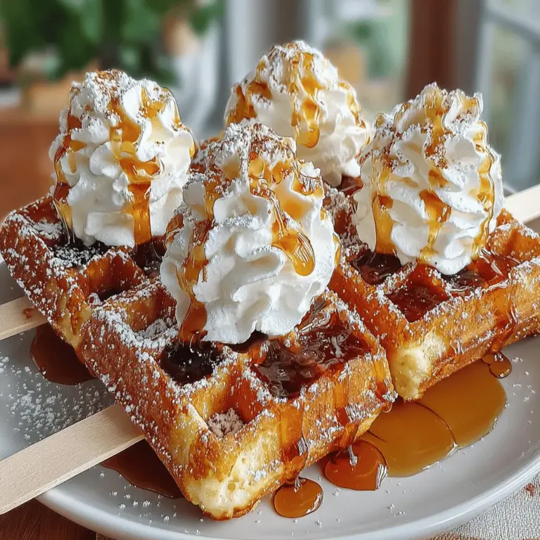 As the crisp autumn breeze sweeps in and leaves change color, pumpkin-flavored recipes take center stage in kitchens across the world. From lattes to pies, the rich, earthy flavor of pumpkin has become synonymous with the fall season. This year, why not elevate your breakfast game with a delightful twist on a classic? Introducing Pumpkin Cinnamon Waffle Pops, a playful and delicious alternative to traditional waffles that promises to satisfy both the young and the young-at-heart. These waffle pops are not only whimsical and fun to eat but also an excellent way to incorporate the seasonal flavors we all love.