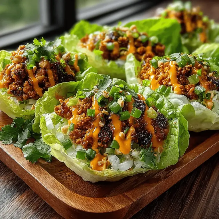 In today’s fast-paced world, finding healthy meal options that don’t skimp on flavor can be a challenge. Enter Spicy Baked Chicken Lettuce Wraps—a dish that perfectly marries health and taste. As the trend for low-carb meals continues to gain momentum, many are looking for creative ways to enjoy their favorite flavors without the excess carbohydrates. Lettuce wraps have emerged as a popular alternative, allowing you to enjoy a satisfying meal while keeping things light and nutritious.