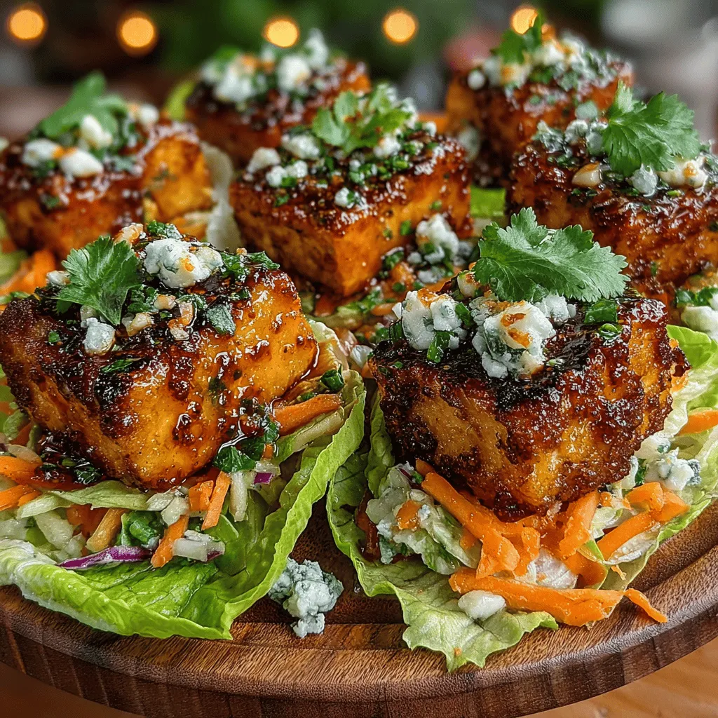 In recent years, plant-based eating has surged in popularity, capturing the attention of food enthusiasts and health-conscious individuals alike. As more people seek to incorporate nutritious and delicious options into their diets, the demand for creative, flavorful recipes that highlight vegetables and plant proteins has never been higher. One standout dish that embodies this trend is the Spicy Mini Buffalo Tofu Lettuce Wrap Bites. This delectable appetizer combines the robust flavors of buffalo sauce with the subtle crunch of fresh lettuce, creating a satisfying and health-conscious option perfect for gatherings or as a quick snack.