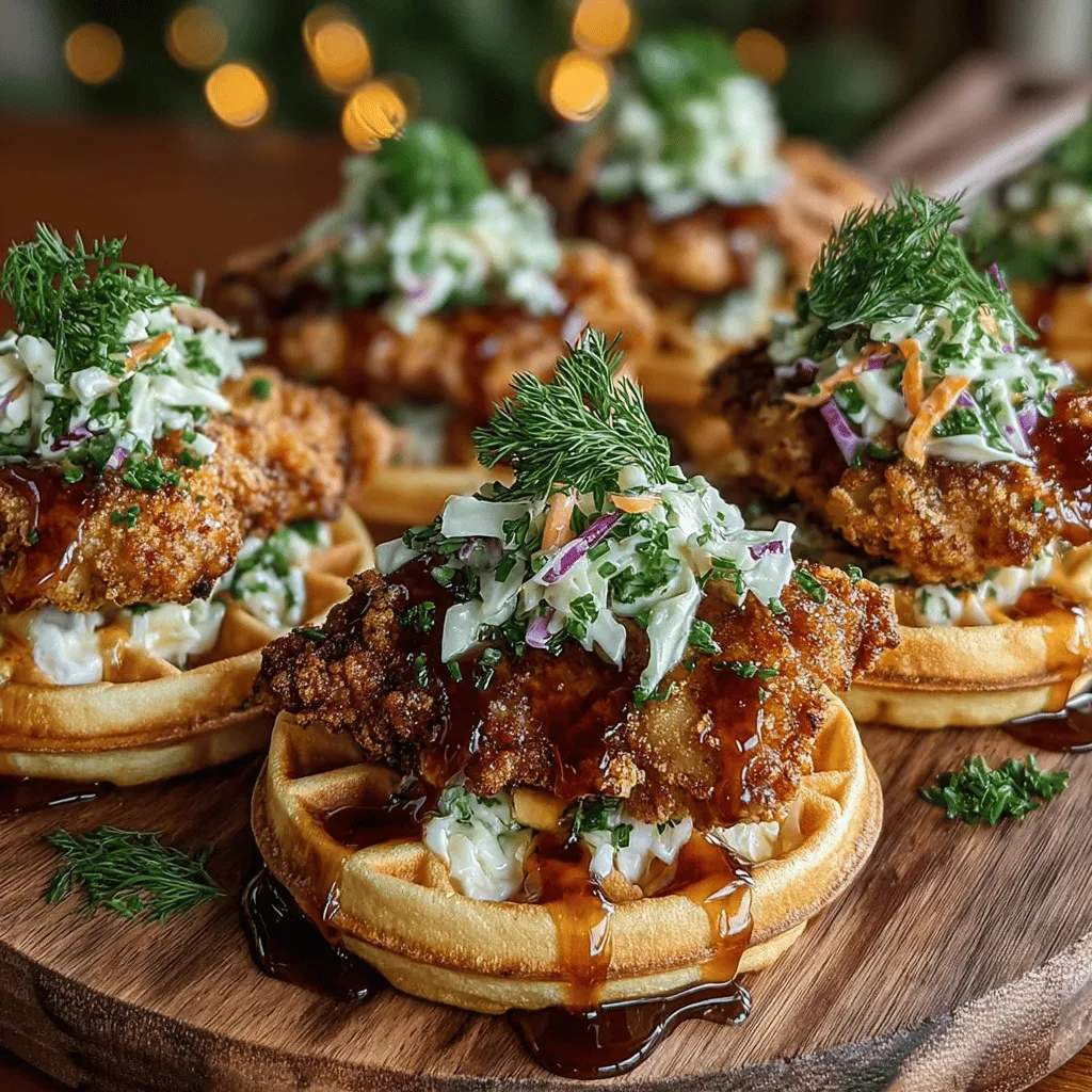 In the world of culinary creativity, few dishes capture the imagination quite like Mini Waffle Chicken Sliders. This mouthwatering combination perfectly balances the savory and sweet, creating a delightful flavor explosion that has become a favorite among food enthusiasts. Imagine biting into a tender piece of fried chicken, nestled between two golden, fluffy waffles, all drizzled with a hint of maple syrup. Whether you're hosting a lively gathering, celebrating a game day, or simply enjoying a family dinner, these sliders are guaranteed to impress your guests and elevate your meal.