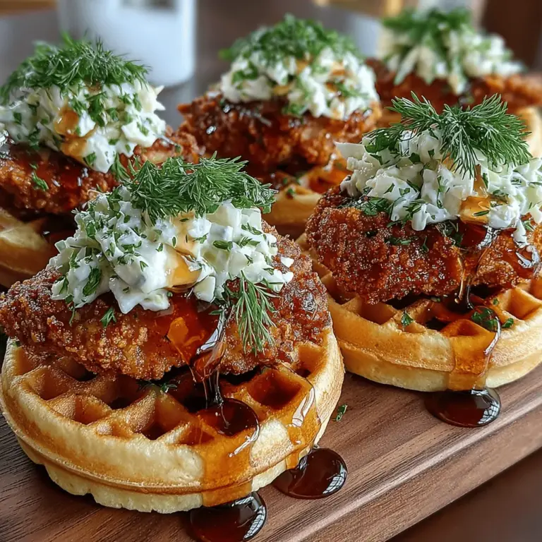 In the world of culinary creativity, few dishes capture the imagination quite like Mini Waffle Chicken Sliders. This mouthwatering combination perfectly balances the savory and sweet, creating a delightful flavor explosion that has become a favorite among food enthusiasts. Imagine biting into a tender piece of fried chicken, nestled between two golden, fluffy waffles, all drizzled with a hint of maple syrup. Whether you're hosting a lively gathering, celebrating a game day, or simply enjoying a family dinner, these sliders are guaranteed to impress your guests and elevate your meal.