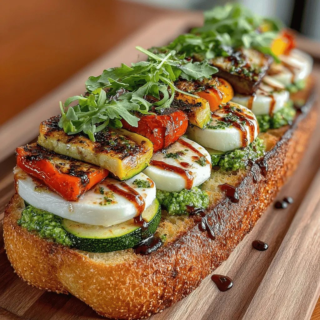 If you're searching for a hearty yet healthy meal that bursts with flavor, look no further than the Zesty Italian Veggie Sandwich. This colorful creation is not only a feast for the eyes but also a delightful option for vegetarians and anyone looking to elevate their lunch game. With its medley of fresh ingredients and vibrant flavors, this sandwich stands out as a nourishing choice that does not compromise on taste. The best part? It’s incredibly easy to prepare, making it a perfect option for a quick weeknight dinner or a weekend picnic.