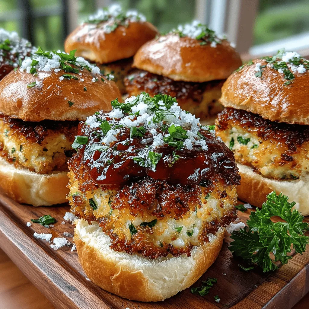 Mini Crispy Zucchini Parmesan Sliders are more than just a dish; they are a delightful fusion of flavor, texture, and health. These bite-sized delights serve as a perfect appetizer for gatherings or as a satisfying vegetarian main course that can please even the most discerning of palates. What makes them stand out is their crispy exterior, complemented by the rich, savory flavor of Parmesan cheese. When paired with fresh, seasonal ingredients, these sliders not only tantalize your taste buds but also align perfectly with a healthy lifestyle.