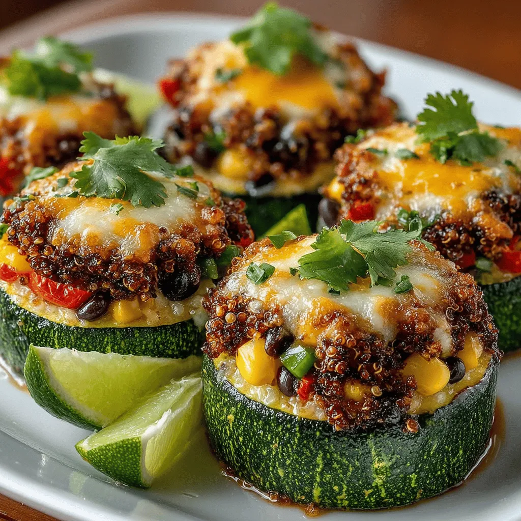 In the realm of healthy and delicious meals, few dishes shine quite like Zesty Mini Quinoa Stuffed Zucchini Rings. This vibrant recipe is not just a feast for the eyes; it's a celebration of fresh flavors and wholesome ingredients that cater to both vegetarians and health-conscious eaters. With its zesty filling and tender zucchini base, this dish is versatile enough to serve as a delightful appetizer at your next gathering or a satisfying main course for a cozy weeknight dinner.