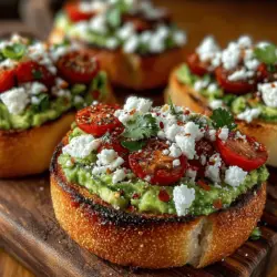 In the world of quick and healthy snacks, Mini Avocado Toast Bagel Bites stand out as a delicious option that seamlessly blends nutrition with flavor. This easy-to-make recipe is ideal for various occasions, whether you’re hosting a brunch gathering, looking for a satisfying afternoon snack, or even contemplating a light dinner. Each bite is a delightful explosion of creamy avocado, zesty lime, and a hint of spice, making it not just a treat for your taste buds but also a vibrant addition to your culinary repertoire.