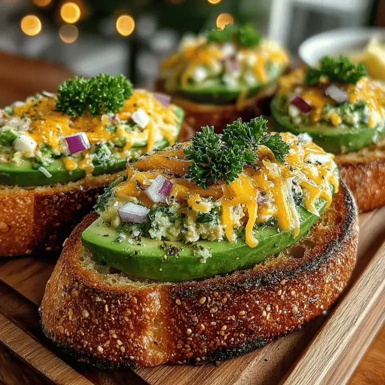 In today's fast-paced world, the demand for healthy and convenient meal options has surged. As more individuals and families strive to incorporate nutritious ingredients into their diets, dishes that are both flavorful and easy to prepare are increasingly sought after. One such dish that perfectly embodies this trend is the Avocado Tuna Melts Delight. This delightful recipe pairs creamy avocados with protein-packed tuna, creating a meal that is not only satisfying but also brimming with health benefits.