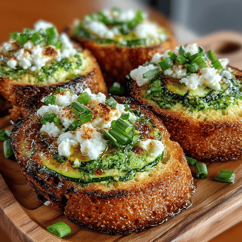Mini Zucchini Frittata Toasts are a delightful culinary creation that perfectly balances flavor, nutrition, and versatility. These bite-sized treats are ideal for a variety of occasions, whether you’re hosting a brunch gathering, looking for a light appetizer for a dinner party, or simply enjoying a quick snack at home. The combination of fresh zucchini, eggs, and a blend of cheeses creates a satisfying and wholesome dish that appeals to both the palate and the eye.