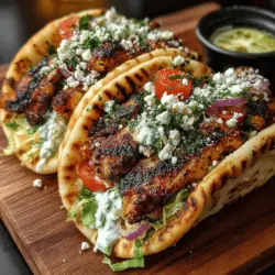 Mini Chicken Gyro Pita Sliders Recipe