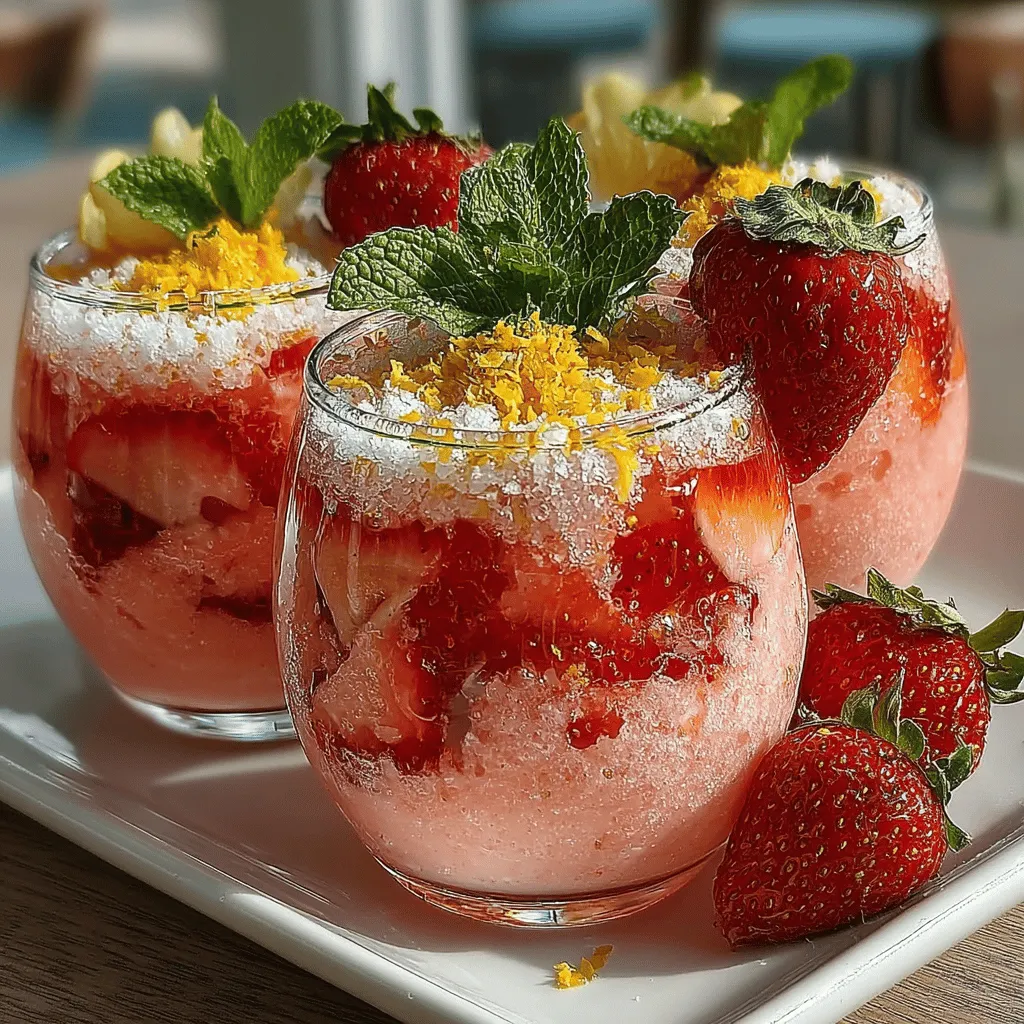 As the temperatures rise and the sun shines brightly, the desire for cool, refreshing treats becomes almost irresistible. Summer is synonymous with indulging in frozen delights, from ice creams to sorbets, each offering a delicious respite from the heat. Yet, as we all seek to balance enjoyment with health, finding lighter alternatives that satisfy our taste buds can be a challenge. Enter Frozen Yogurt Strawberry Lemonade Cups – a delightful, guilt-free treat that marries the sweetness of strawberries with the tanginess of lemonade, all enveloped in creamy yogurt. This recipe stands out not just for its refreshing taste but also for its nutritious profile.