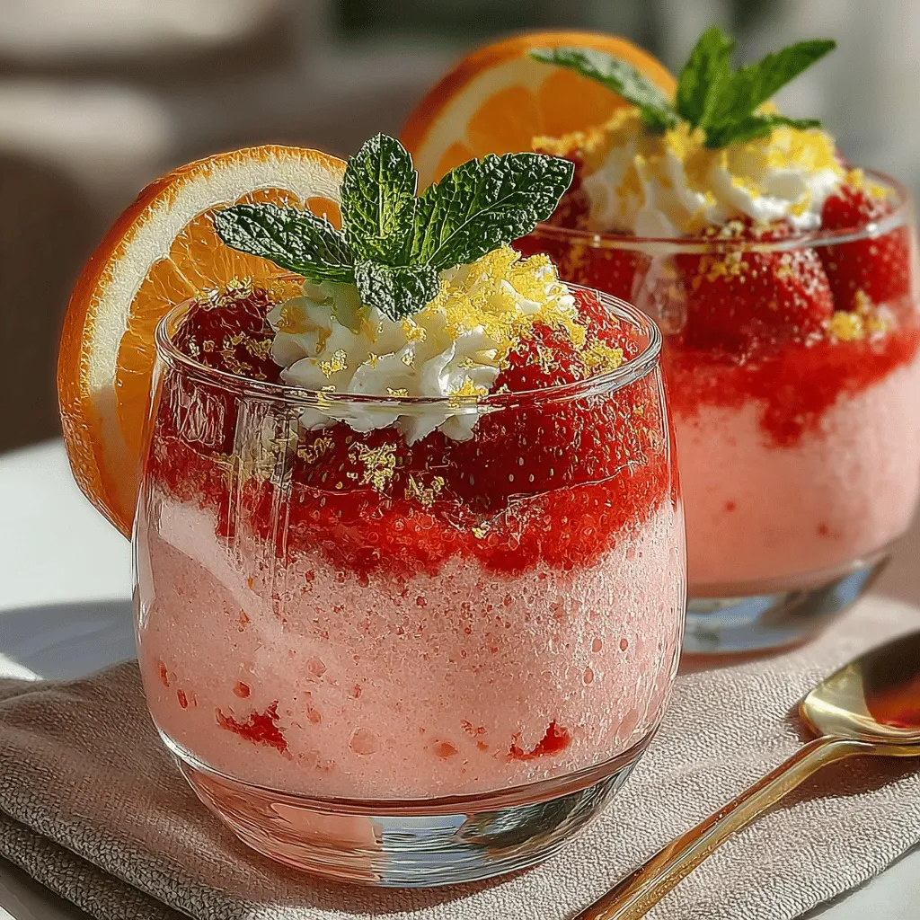 As the temperatures rise and the sun shines brightly, the desire for cool, refreshing treats becomes almost irresistible. Summer is synonymous with indulging in frozen delights, from ice creams to sorbets, each offering a delicious respite from the heat. Yet, as we all seek to balance enjoyment with health, finding lighter alternatives that satisfy our taste buds can be a challenge. Enter Frozen Yogurt Strawberry Lemonade Cups – a delightful, guilt-free treat that marries the sweetness of strawberries with the tanginess of lemonade, all enveloped in creamy yogurt. This recipe stands out not just for its refreshing taste but also for its nutritious profile.